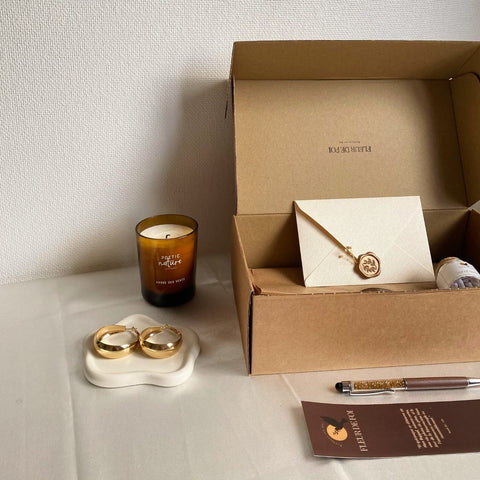 sabr_journal_gift_box_shein_brown_box_ribbon_aesthetic_fleurdefoi_fleurdefoi